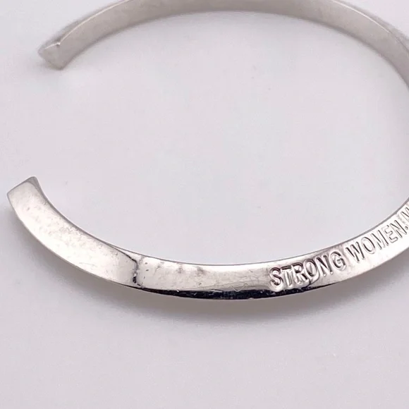 5/$20 Stella Valle Strong Women May We Know Them Silver Bracelet - Picture 11 of 12